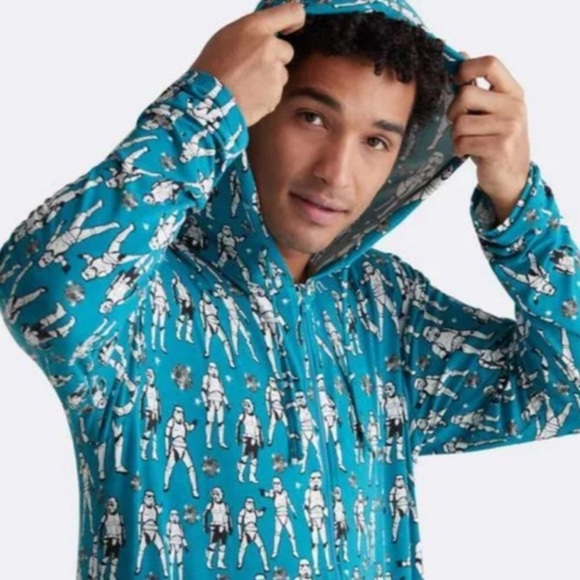 NEW MeUndies Green Plaid Adult Onesie Size S/XS  Unisex  NEW hoodie pockets - Picture 3 of 5